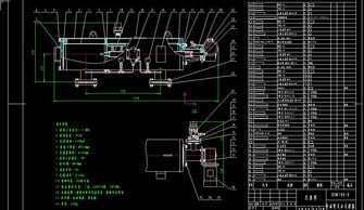 全自動環(huán)保水處理設(shè)備CAD圖紙全集 過濾器型號詳解